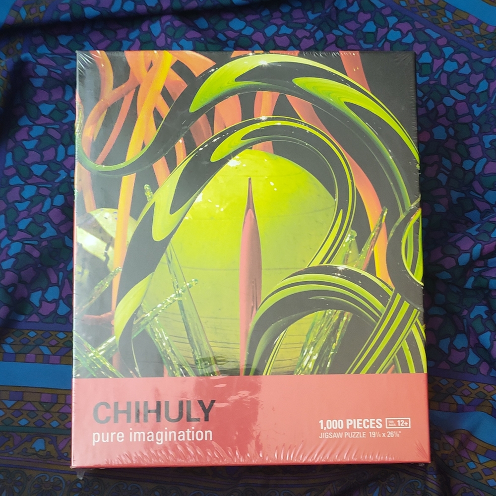 CHIHULY Pure Imagination Puzzle 1000 Pieces - Floral New Sealed Gift Quality